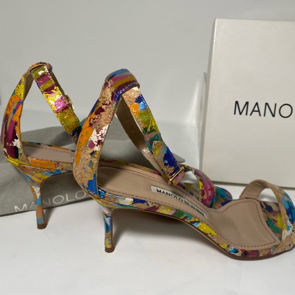 BNIB MANOLO BLAHNIK fun kitten heels - Picture 5 of 12